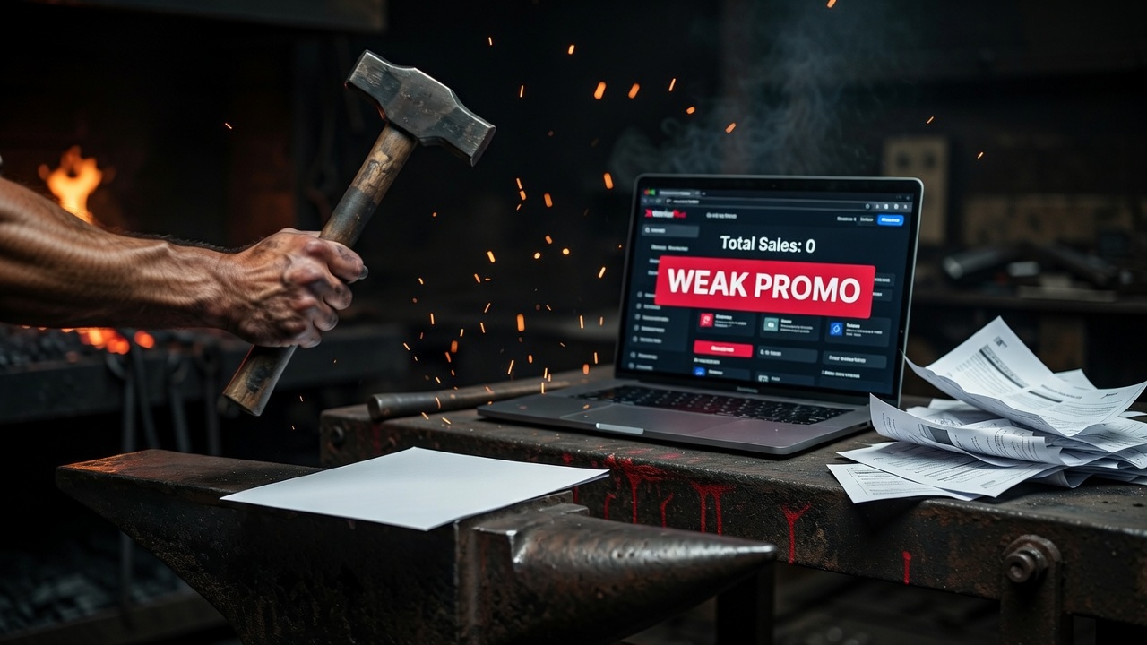 The starting point: turning the blank lie into a forged offer for solo ads